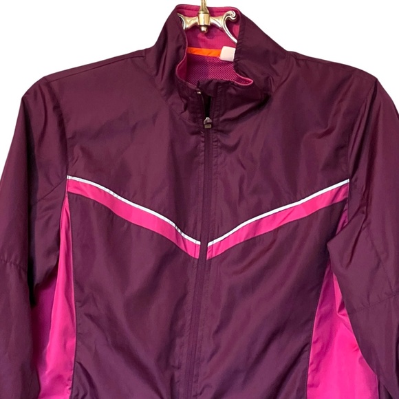 Danskin Now Pink and Purple Wind Breaker Jacket Size M - Picture 2 of 8